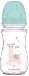 Canpol babies Biberon anti-colici cu gât larg Exotic Animals 240 ml 35/221_blu
