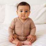 Rainy Body pentru bebeluși cu închidere în față 48 - 74 cm, culoare migdală