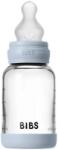 BIBS Bib pentru bebeluși din sticlă 120 ml. (silicon) Baby Blue