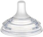 Canpol Tetine din silicon anti-colici Natural Shape cu două zone, 3+ luni, 2 buc. , 21/751