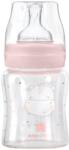 KikkaBoo Biberon din sticlă 120 ml Hippo Dreams Pink 31302020119