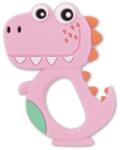 Lorelli Jucărie de ros din silicon Dino Lucky roz 10210820002