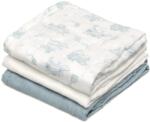 KioKids Scutece din muselină 70x70 cm Bamboo 3 buc. Blue 06400-4
