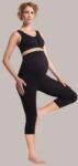Carriwell Cale fără cusături pentru gravide 3/4 Seamless Support Black 5714399049506