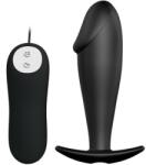 Pretty Love Remote Control-Plug Anal din Silicon, Formă Penis și 12 Moduri