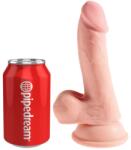 PIPEDREAMS King Cock-Dildo Triple Densitate 14 cm-Ventuza Dildo