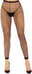 Leg Avenue Hosiery-Ciorapi fără Vârf Tip Plasă Până la Glezne