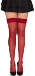 Leg Avenue Hosiery-1957 Ciorapi cu Jartieră cu Flori Roșii - One