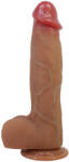 Pretty Love Dildos-Orton Dildo Realistic cu Ventuză 23.5 cm -ø- 4.9 cm-Silicon Dildo