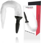 DARKNESS Anal-Darkness Plug Anal din Silicon cu Coada Albă