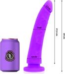Delta Club Toys Deltaclub-Dildo din Silicon Medical - Lila, 23 cm Dildo