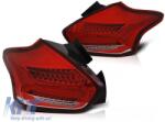  LED tuning hátsó lámpa szett Ford Focus III hatchback 2015-től piros/fehér, bal és jobb (ABFOTX6010207)