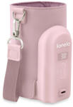 Lionelo Incalzitor biberoane, Lionelo, ThermUp Go Evo, Portabil, Cu 5 niveluri de incalzire, Cu buton Safety Control, Mentinere caldura pana la 9h, Incarcare USB, Roz deschis Incalzitor biberon