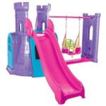 Pilsan Centru de joaca Pilsan Castle Slide and Swing Set purple (PL-07-961-PU)