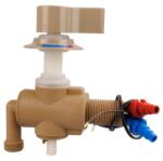 REICH Baterie apă caldă/rece montaj sub blat, diametru gaura montaj ø 27mm, BEJ