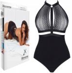 Demoniq Aleta001 black teddy fekete csipkés body S (5903819102970)