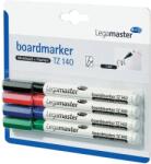Legamaster Marker pentru tabla Legamaster TZ140, varf rotund, 1 mm, 4 culori/set (negru, rosu, albastru, verde) (PS0015)