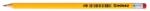 DONAU Creion grafit HB cu radiera Donau, corp galben (DN751110)