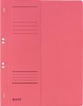 Leitz Dosar cu sina Leitz 1/2, carton, 100% reciclat, certificare Blue Angel, A4, cu capse, 170 coli, rosu (SL374025)