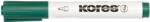 Kores Marker pentru tabla Kores, varf rotund 3mm, verde (KS000204)