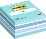 Post-it Cub notite adezive Post-it(R), Aquarelle albastru, 76 x 76 mm, 450 file/bucata, 100% PEFC (3M110135)