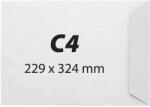  Plic C4, 229 x 324 mm, alb, banda silicon, 100 g/mp, 250 bucati/cutie (KF50322) - forit