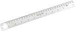  Rigla plastic, transparent, 30 cm (EV248850)