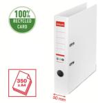 Esselte Biblioraft Esselte No. 1 Power Recycled, carton, 100% reciclat, reciclabil, certificare FSC, A4, 50 mm, alb (SL007577)