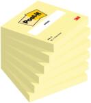 Post-it Notite adezive Post-it(R), Galben Canary yellow, 76 mm x 76 mm, 100 file/bucata, 100% PEFC (3M1076760)