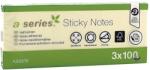 A-series Notite adezive, A-Series, 50 x 40 mm, galben, 100 file, 3 bucati/set (AY000802)