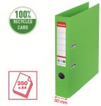 Esselte Biblioraft Esselte No. 1 Power Recycled, carton, 100% reciclat, reciclabil, certificare FSC, A4, 50 mm, verde (SL007574)