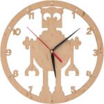 Amco Ceas de perete din lemn Roboclock 30 x 30 x 2.5 cm (PM176)