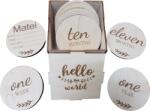 Amco Set decoratiune camera copilului, personalizat, baby milestone 12 luni, 100 x100x3mm (PM210) Decoratiune camera copii