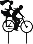 Amco Decoratiune nunta/logodna, topper model bicicleta, ornament pentru tort 190x 140 x 3 mm (PM251)