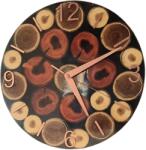 Amco Ceas de Perete din Rasina Epoxidica si Lemn - Design Natural si Modern 30X30 (PM429)