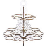 Amco Stand prajituri doua nivele 40x40 (PM379) Tava
