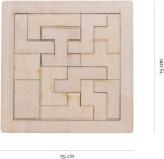 Amco Puzzle tetris din lemn 15x15 (PM321)