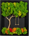 Amco Rama Foto Copacul cu Leagan - Decor cu Licheni Naturali, 25x30 cm (PM400)
