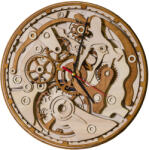 Amco Ceas de perete steampunk din lemn 28x28 cm (PM393)