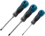 GROSS Set șurubelnițe Gross - Combinate, 3 bucăți, oțel S2, mâner tricomponent (12167) Surubelnita