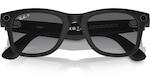 Ray-Ban Ochelari smart Ray-Ban Meta Wayfarer M negru polarizați (RW4006 601ST3 50-22)