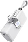 Trust Pocket Powerbank Trust Pacto, capacitate 5000 mAh, timp reincarcare baterie 2 ore, conectivitate USB-C, alb (TR-26105) - etoc