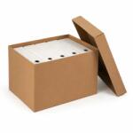 EVOBOX Set 20 Cutii pentru Arhivare Cu Capac, 538x382x275mm, , Carton, CO5, Natur (CCA-538382275-PACK20)