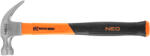 NEO TOOLS Ciocan tậmplar cu gheara 450g, maner din fibra de sticla, bimaterial 25-132 (25-132) Ciocan