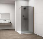 POLYSAN Esca - Walk-In Zuhanyfülke 120x210 cm, Antidrop, füstmatt üveg/matt arany ES1412-04 (ES1412-04)