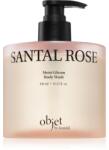 KUNDAL Objet Moist Gleam Body Wash gel parfumat pentru duș pentru hidratare intensa cu parfum Santal Rose 450 ml