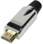 LogiLink HDMI csatlakozó önálló összeszereléshez, A/M, fém