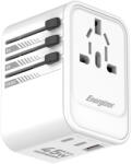 Energizer ETC450 univerzális csatlakozású (EU, UK, US, AU) utazó adapter és PD gyorstöltő max. 45W töltési teljesítménnyel - techsend