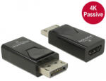 Delock Adapter Displayport 1.2-dugós csatlakozó > HDMI-csatlakozóhüvely 4K passzív fekete