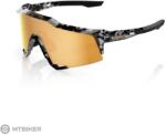 100% 100% Speedcraft Money Mike 3 szemüveg, polished black tortoise/HiPER 24K Gold Mirror